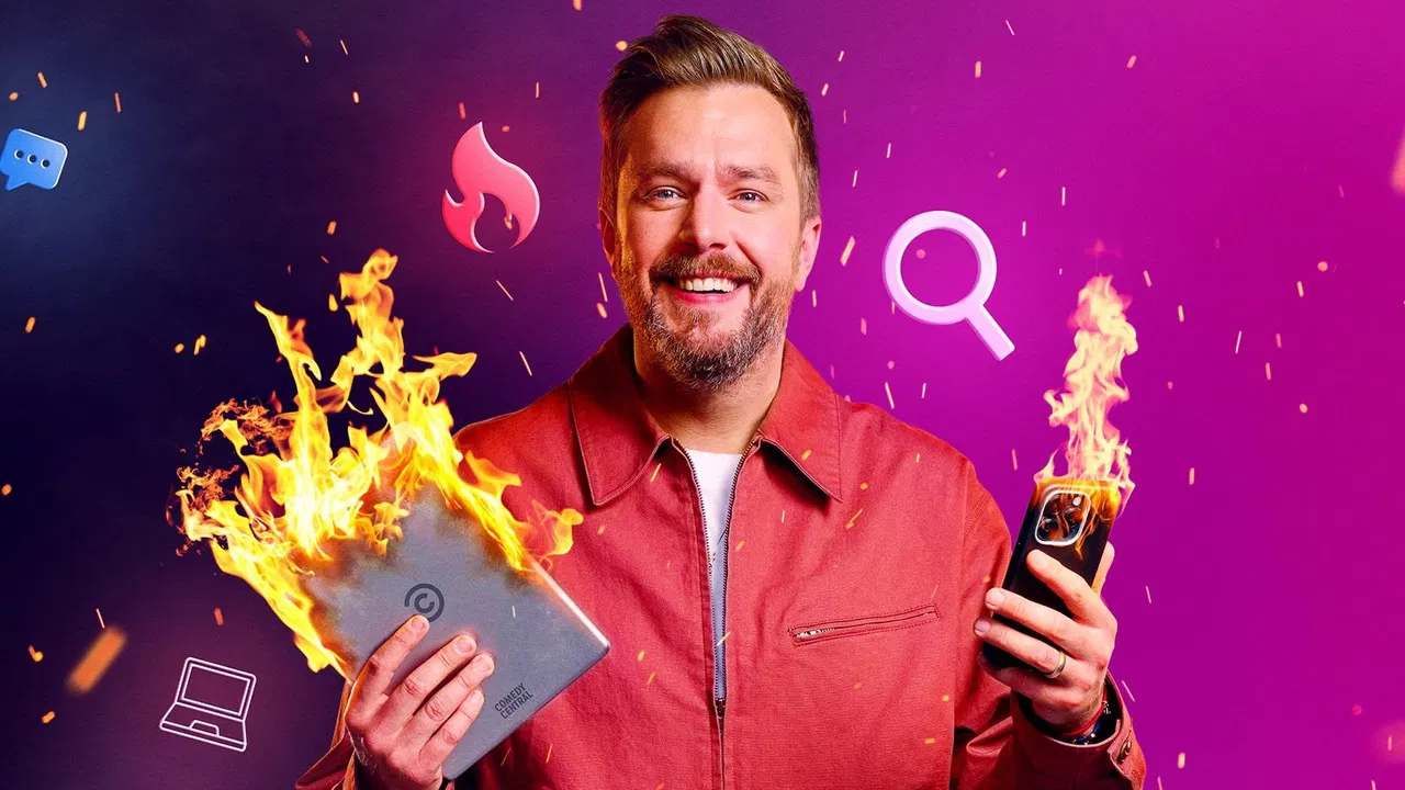 Iain Stirling's Roast The Internet backdrop