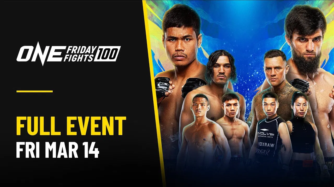 ONE Friday Fights 100: Muangthai vs. Abdulmedzhidov backdrop