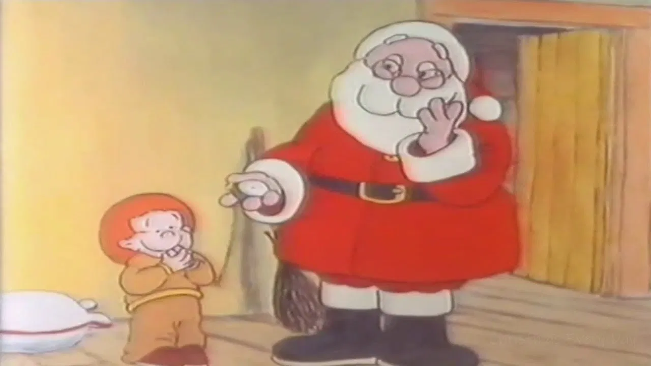 Santa's Pocket Watch backdrop