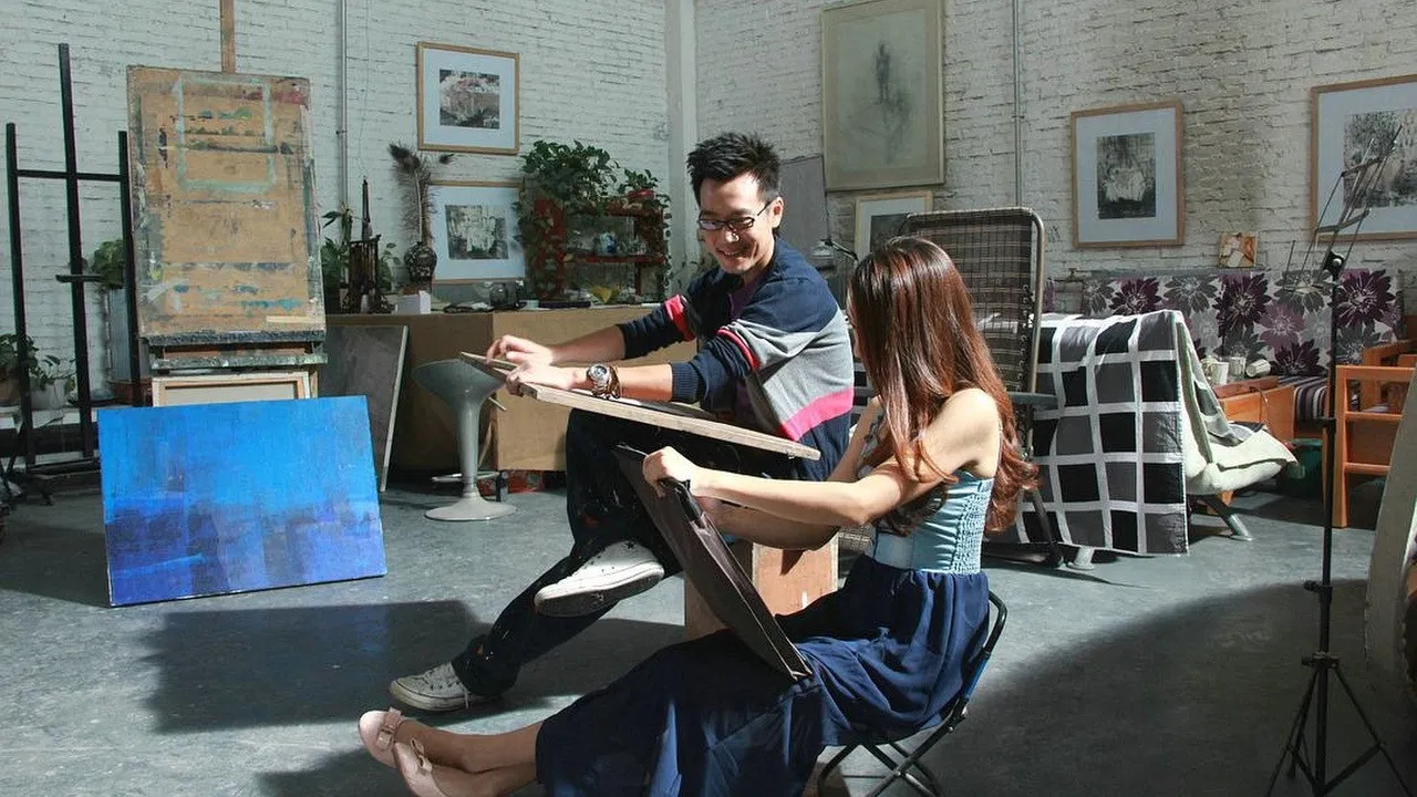 Record Love Song backdrop