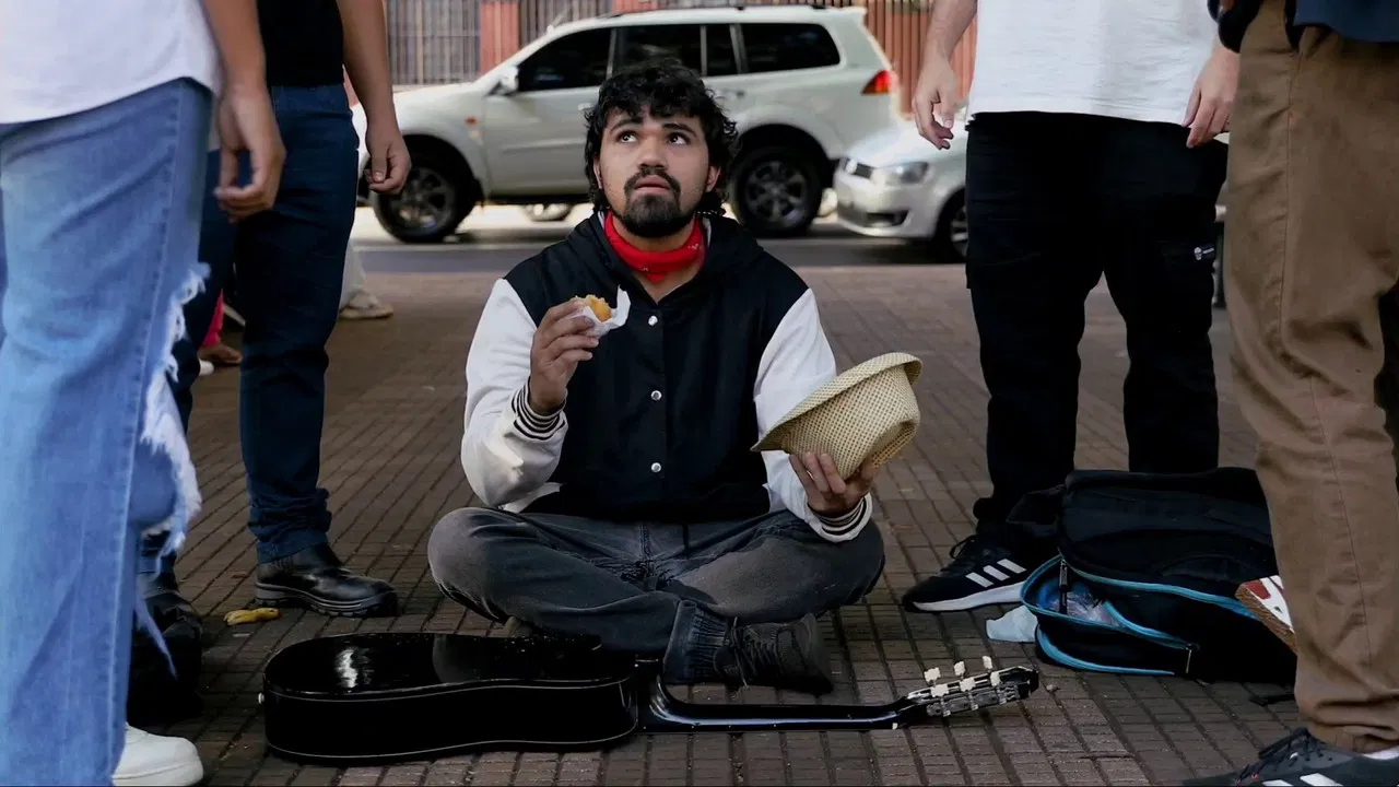 Alimente o Artista backdrop