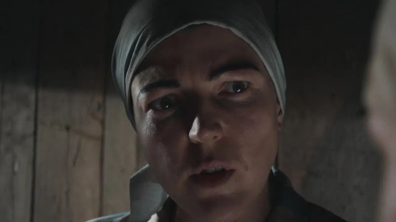 The Angel of Auschwitz backdrop