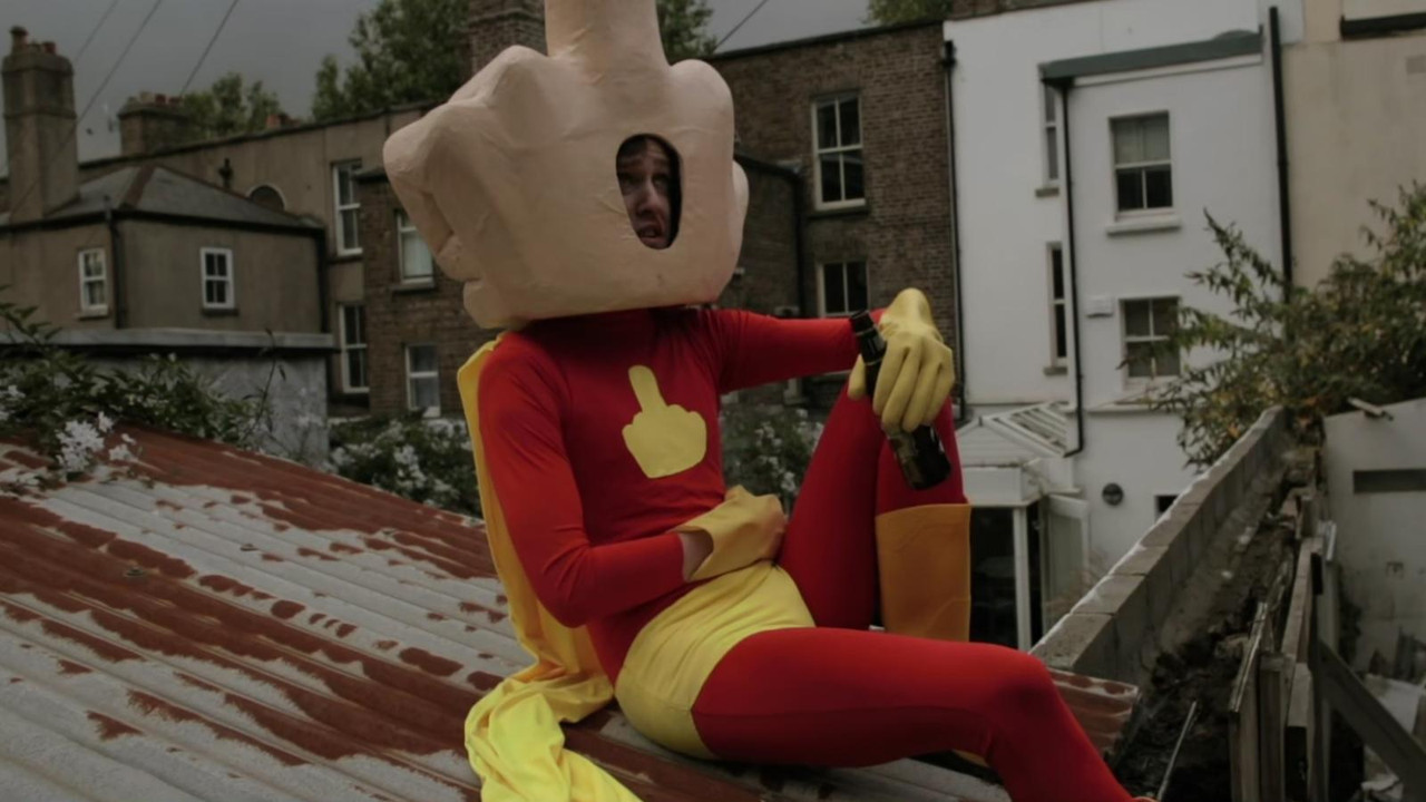 The Middle Finger backdrop