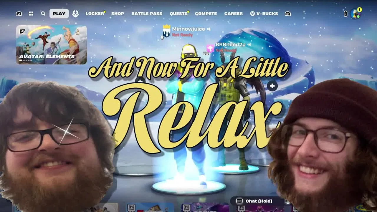 Fortnite with Louis Noon backdrop