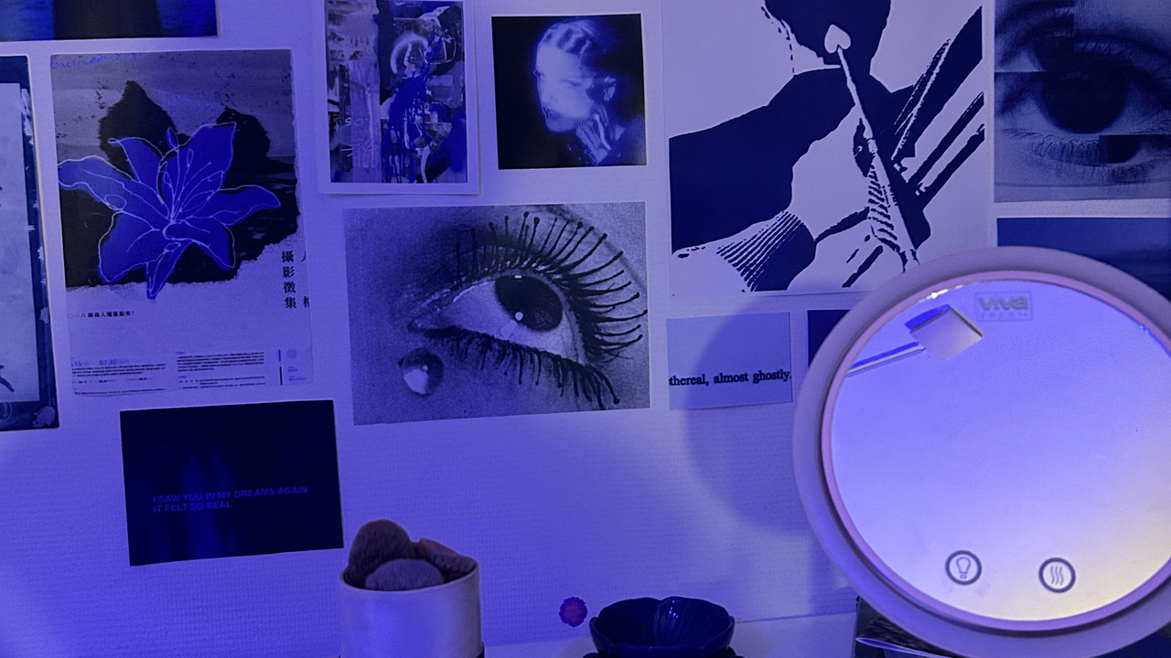 Electric Blue backdrop