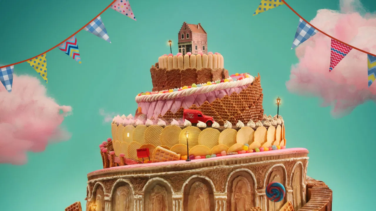 Taarten van Babel backdrop