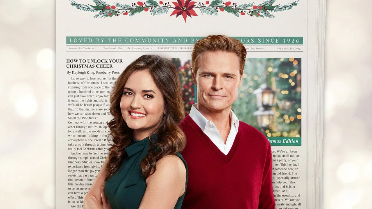 Christmas She Wrote backdrop