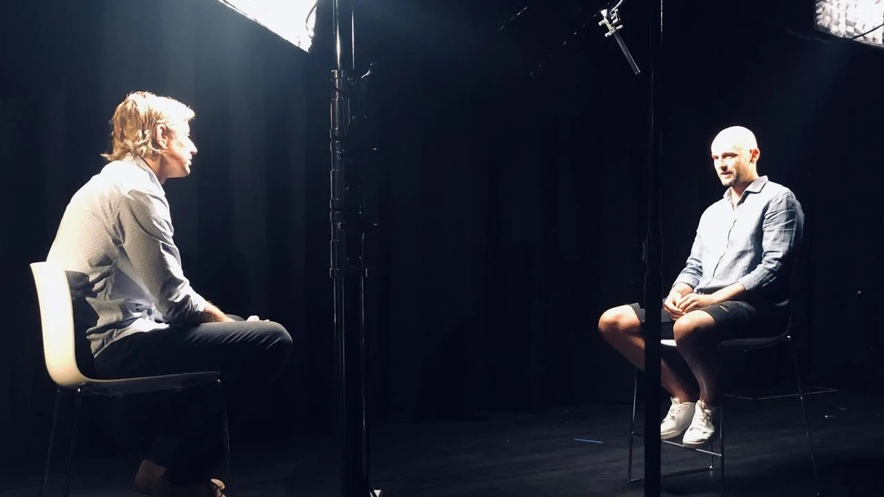 Nice Garry: The Nathan Lyon Story backdrop