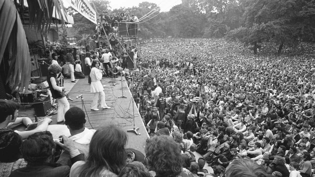 The Stones in the Park backdrop