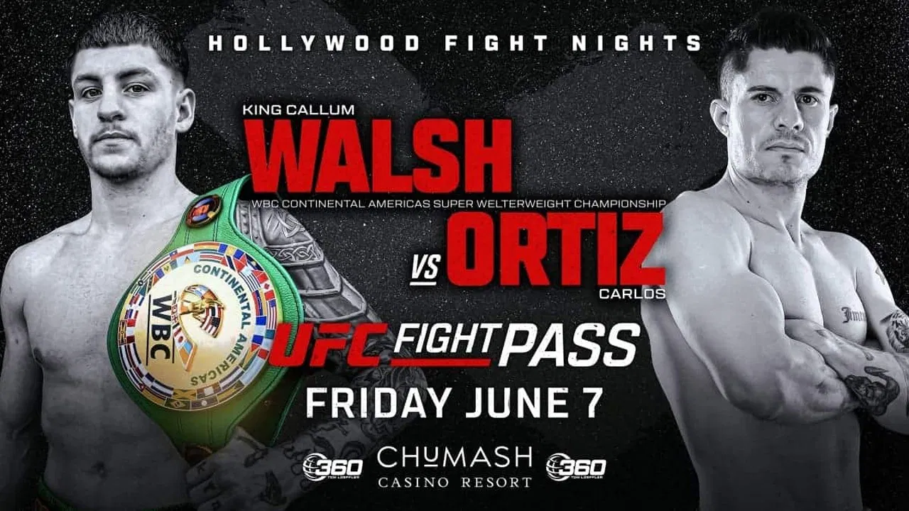 Callum Walsh vs. Carlos Ortiz backdrop