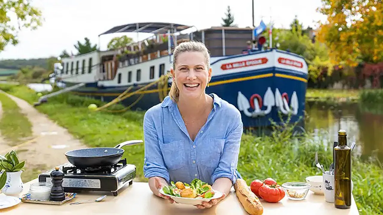 French Gourmet with Justine Schofield backdrop