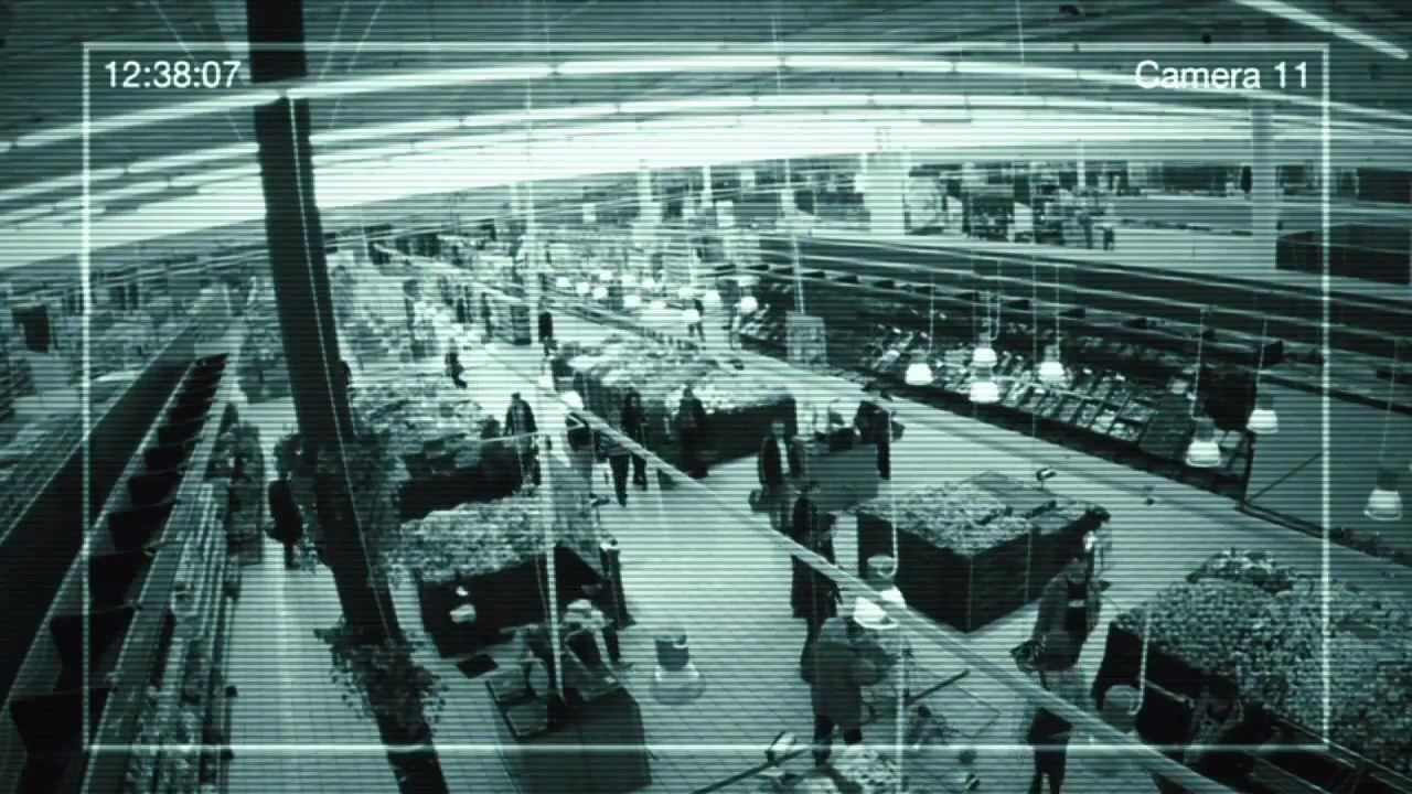 Supermarket backdrop