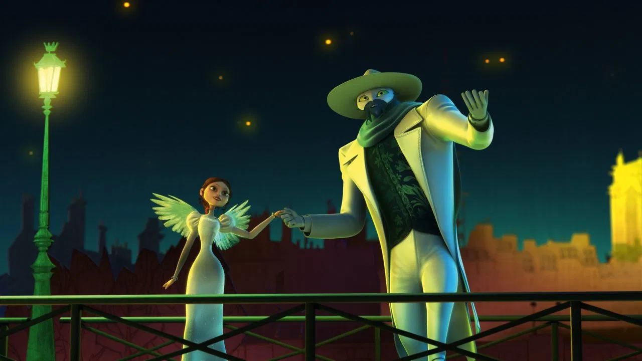 A Monster in Paris backdrop