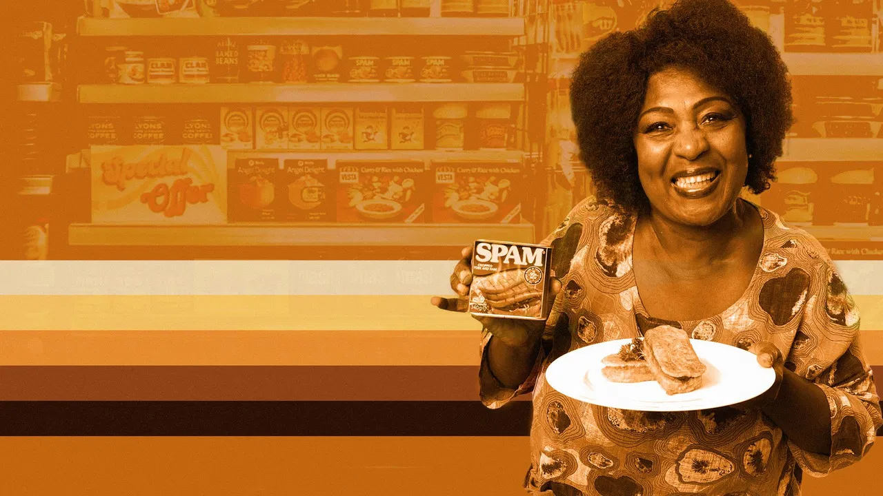 The 1970s Supermarket backdrop