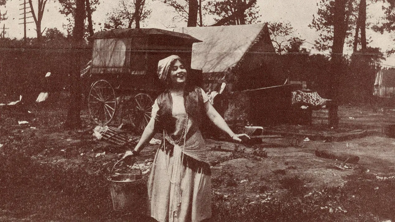 The House of His Master backdrop