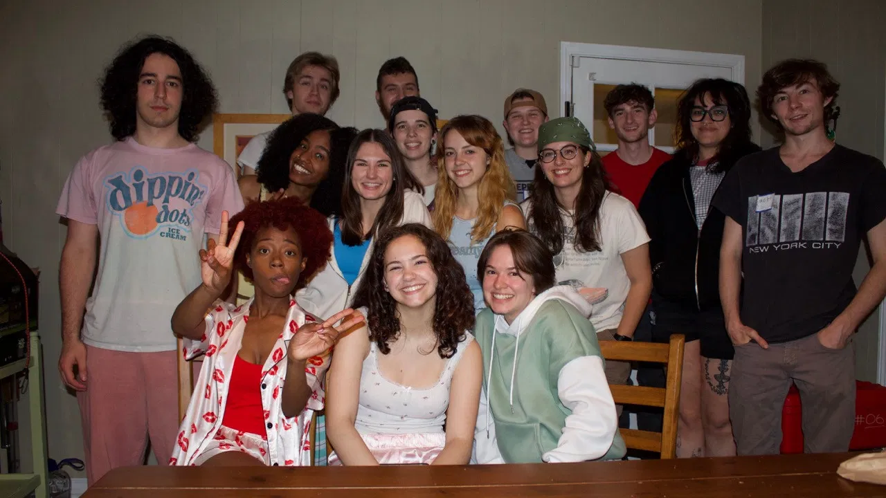 Just Between US backdrop