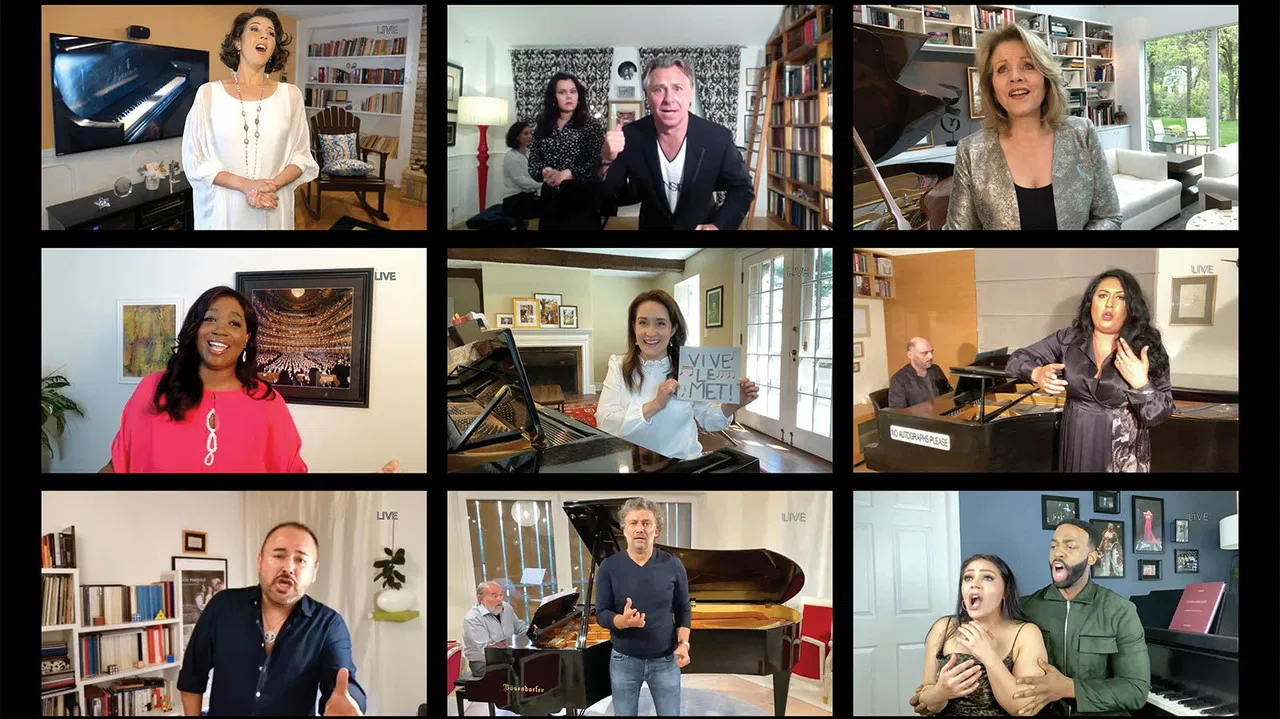 Metropolitan Opera At Home Gala backdrop