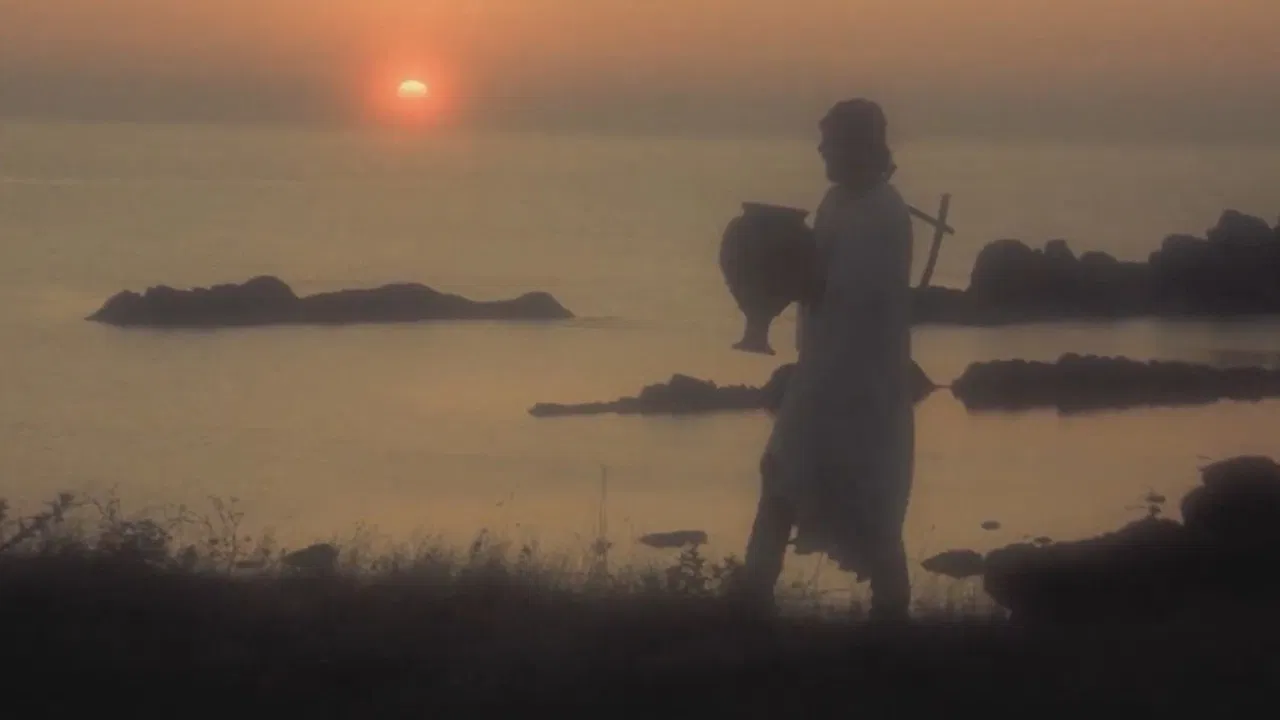 Orpheus and Eurydice backdrop