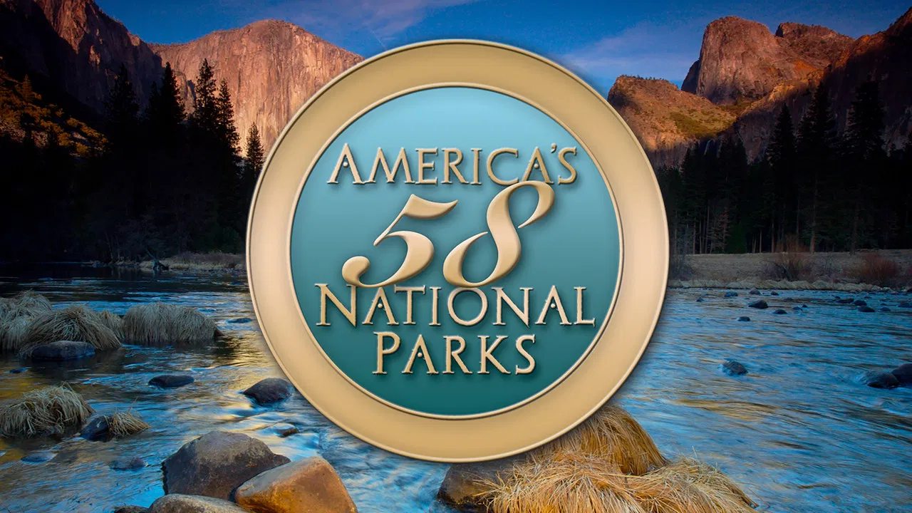 America's 58 National Parks backdrop