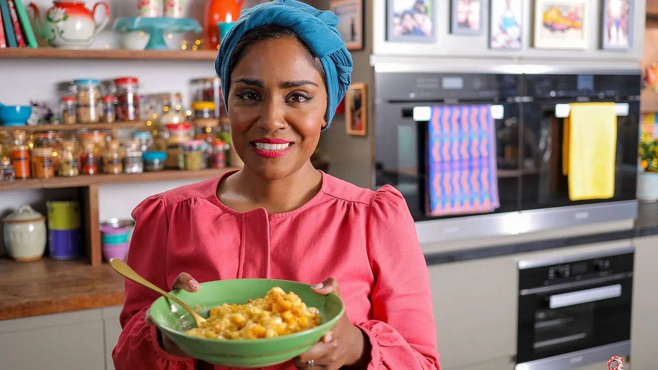 Nadiya's Fast Flavours backdrop