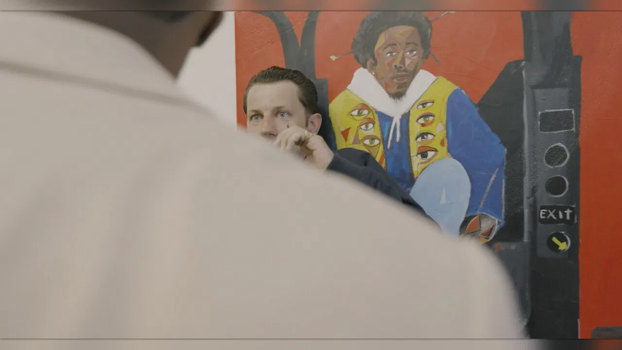 The Blue Buffoon backdrop