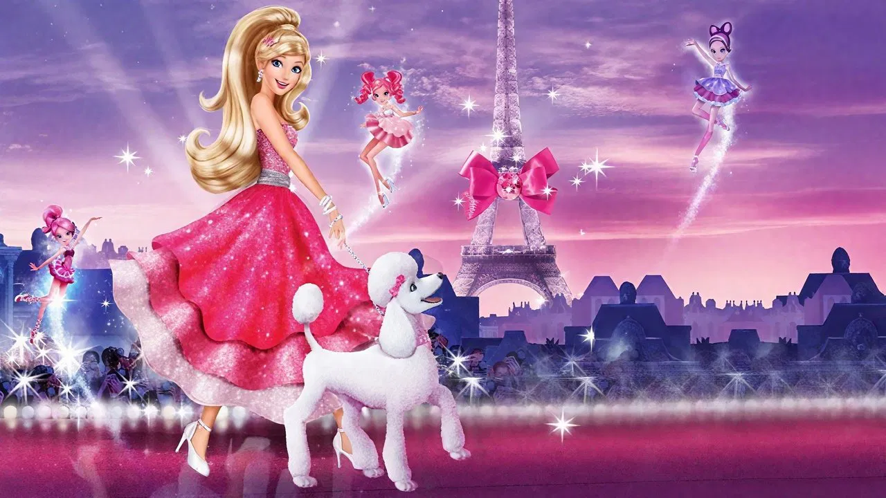 Barbie: A Fashion Fairytale backdrop