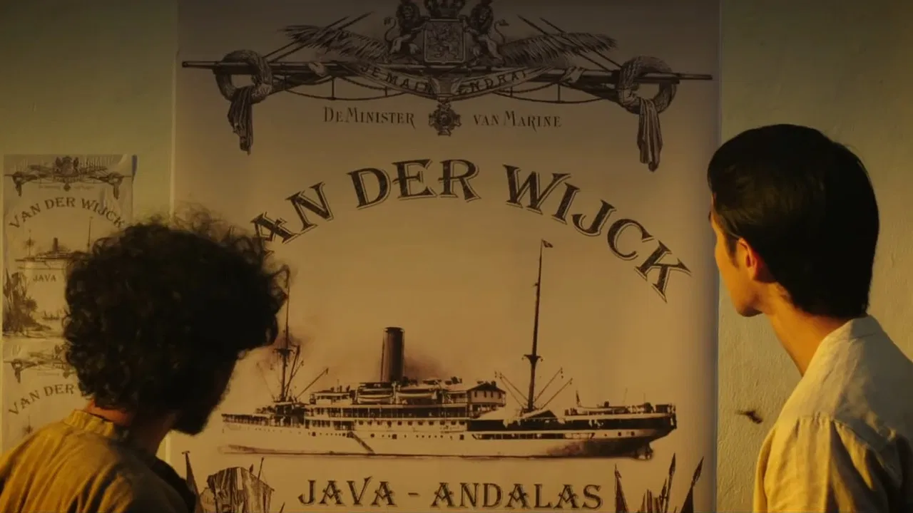 The Sinking of Van Der Wijck backdrop