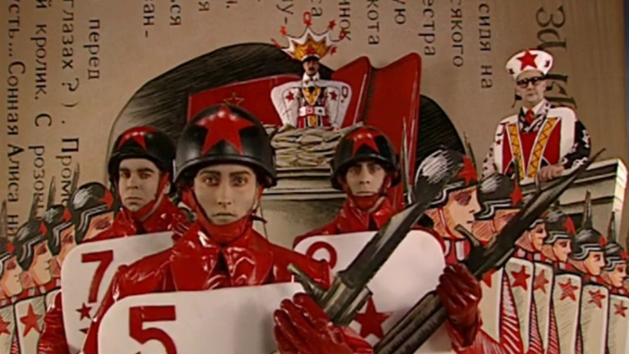 Alice in Russialand backdrop