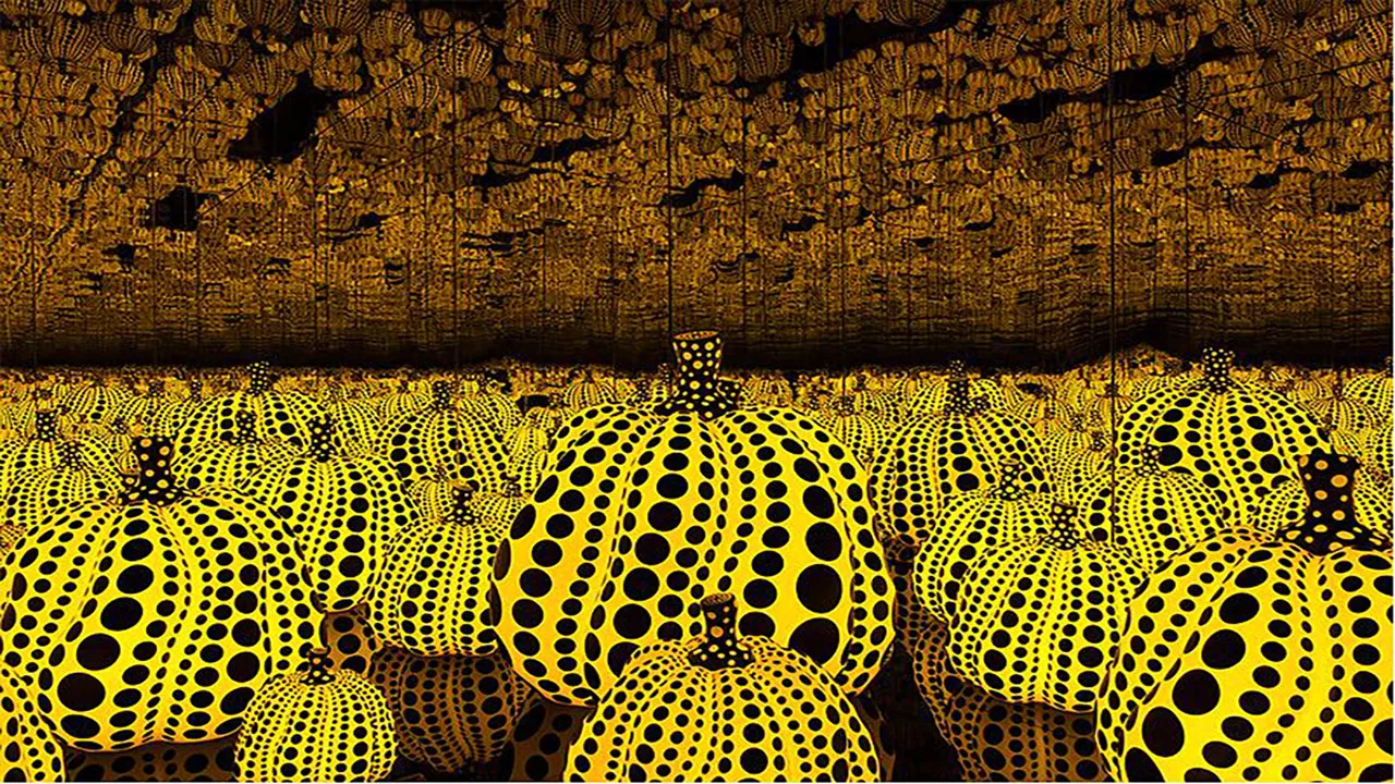 Yayoi Kusama: I Love Me backdrop