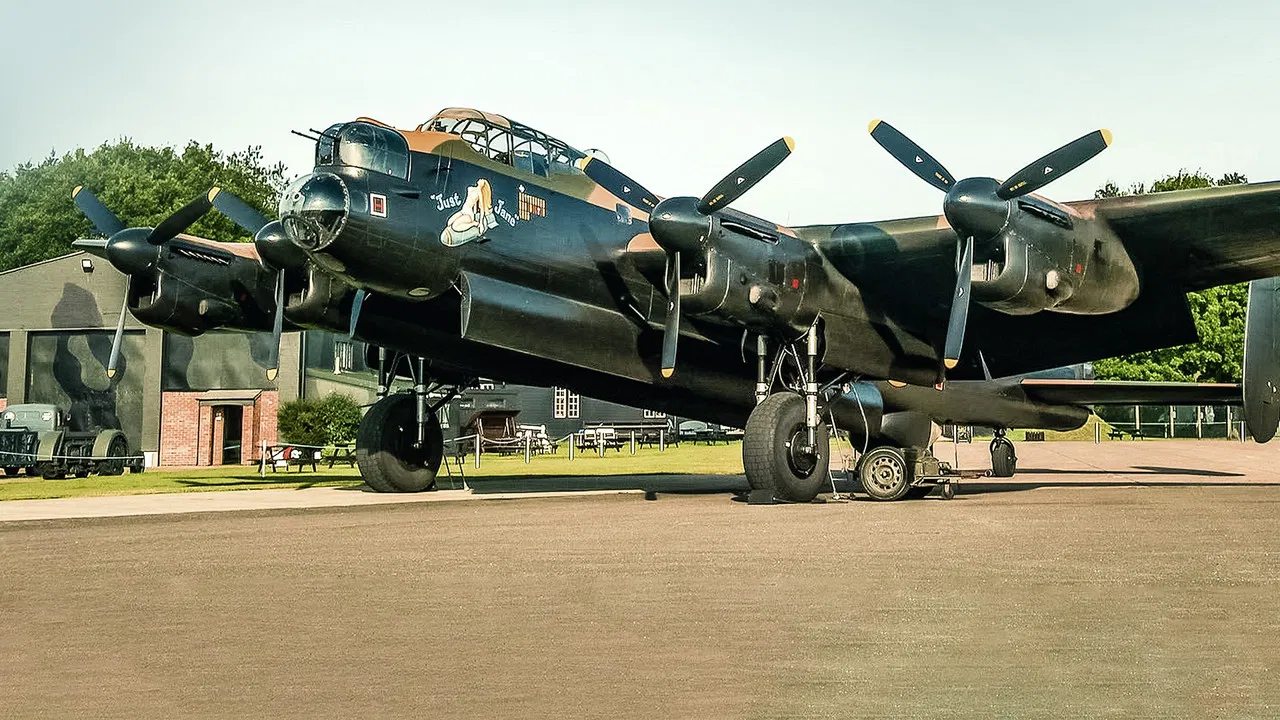 Guy Martin's Lancaster Bomber backdrop