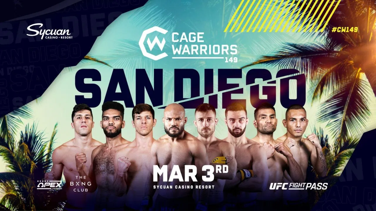 Cage Warriors 149: San Diego backdrop