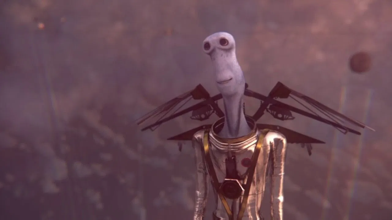 The Looking Planet backdrop