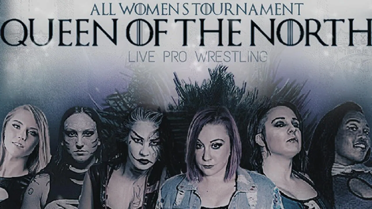 BCW Queen Of The North backdrop