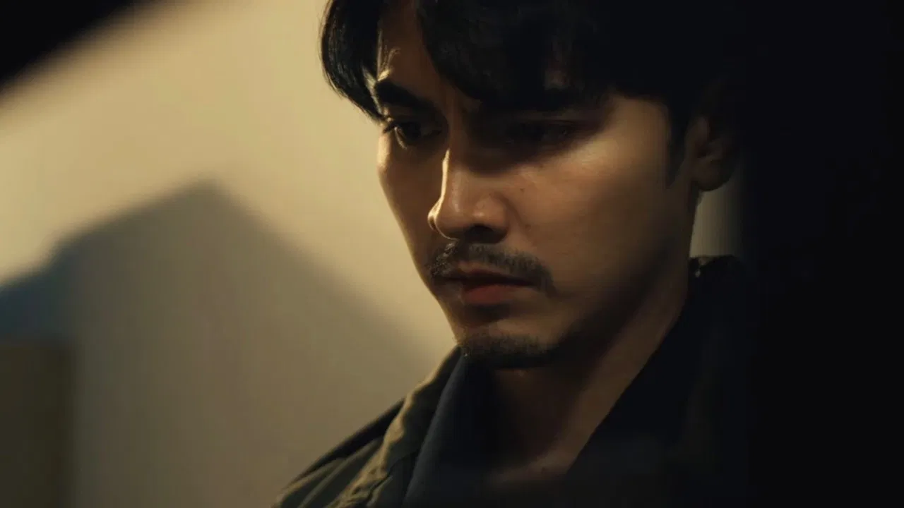 Wooden Buddha backdrop