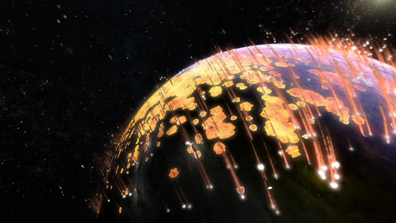 Cosmic Collisions backdrop