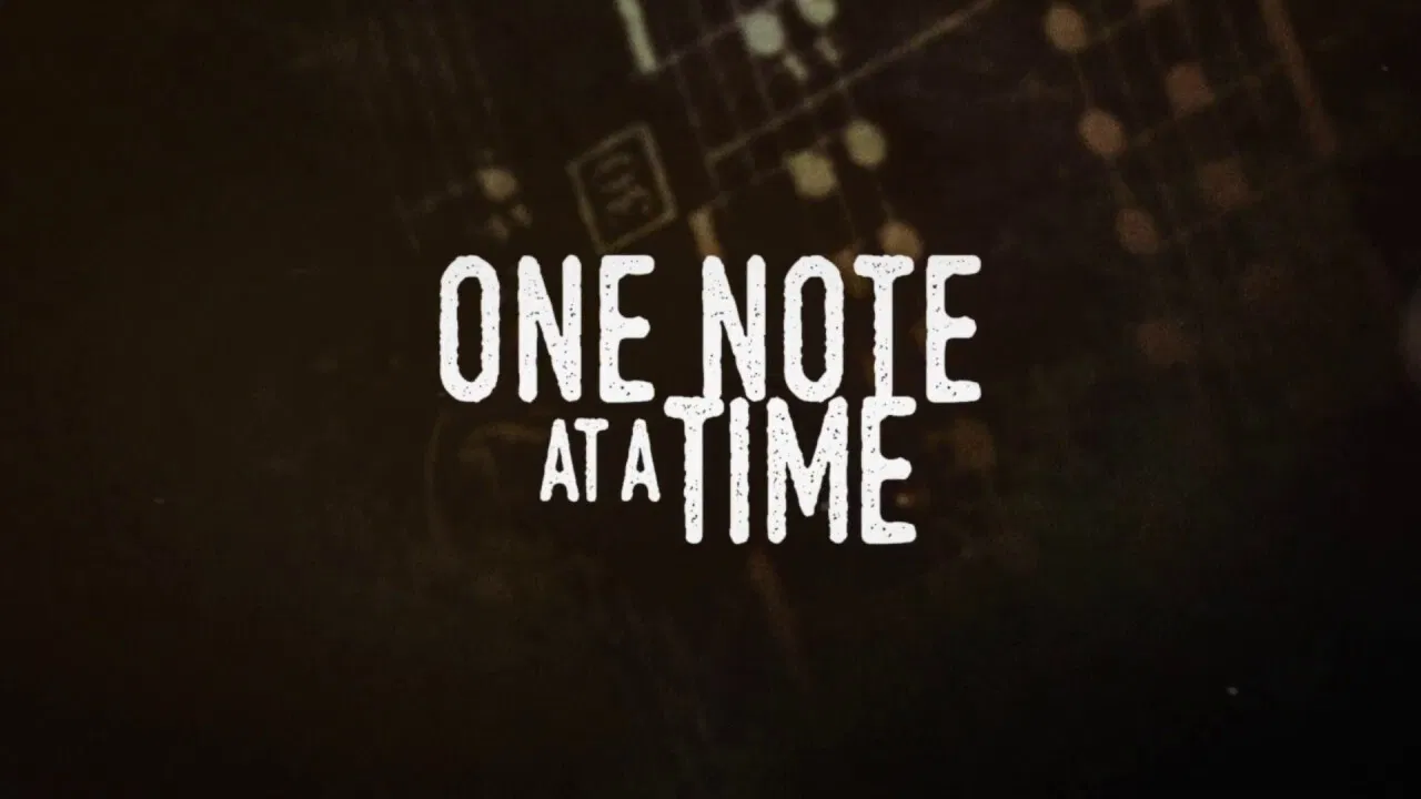 One Note at a Time backdrop