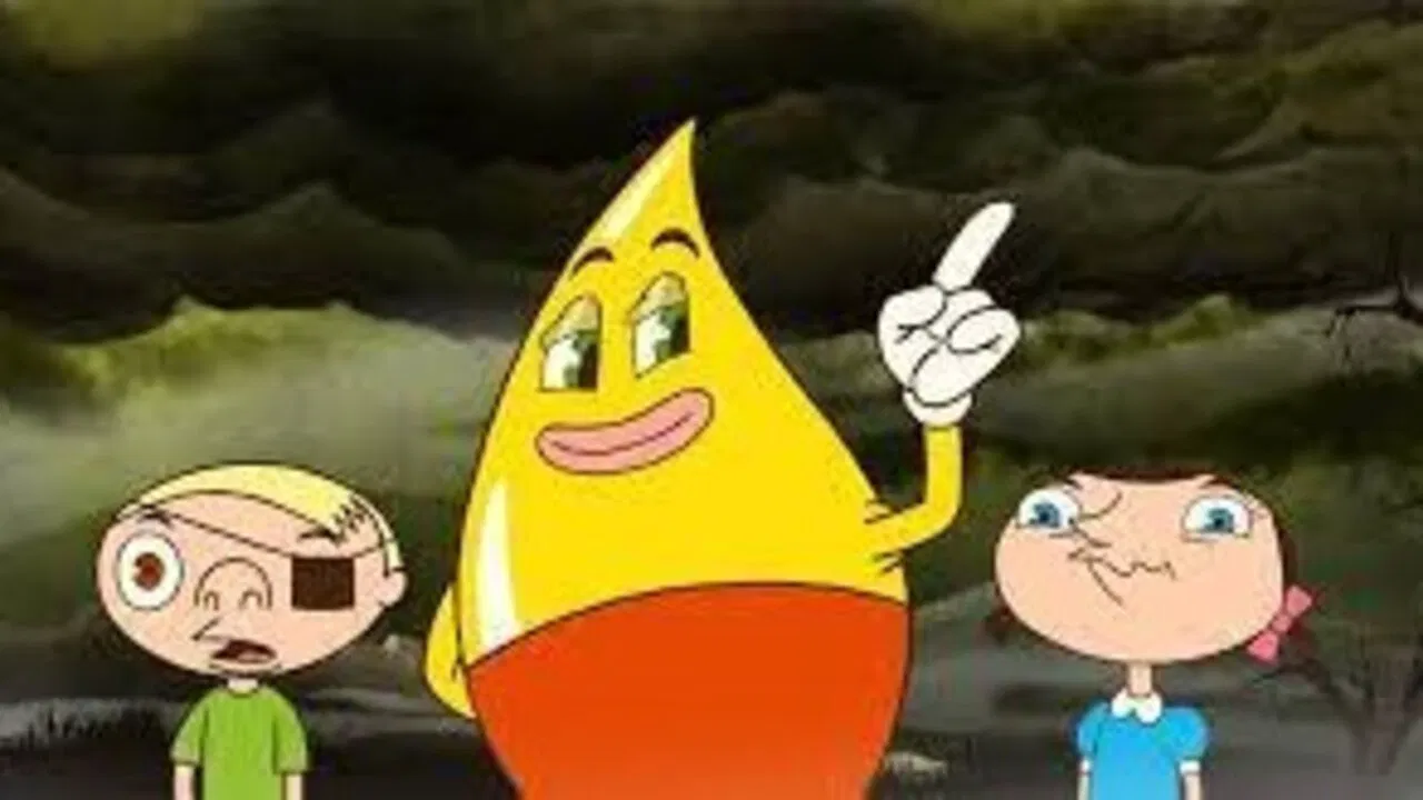 Once upon a time there was oil backdrop