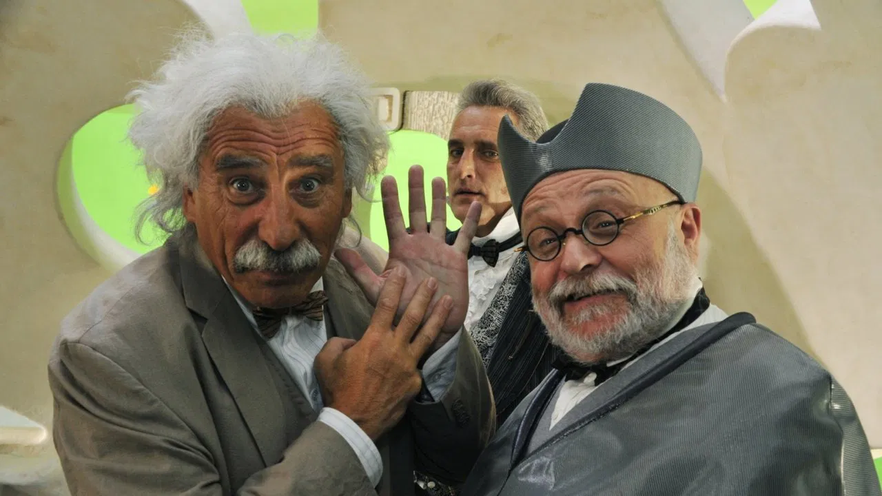 Špačkovi v síti času backdrop