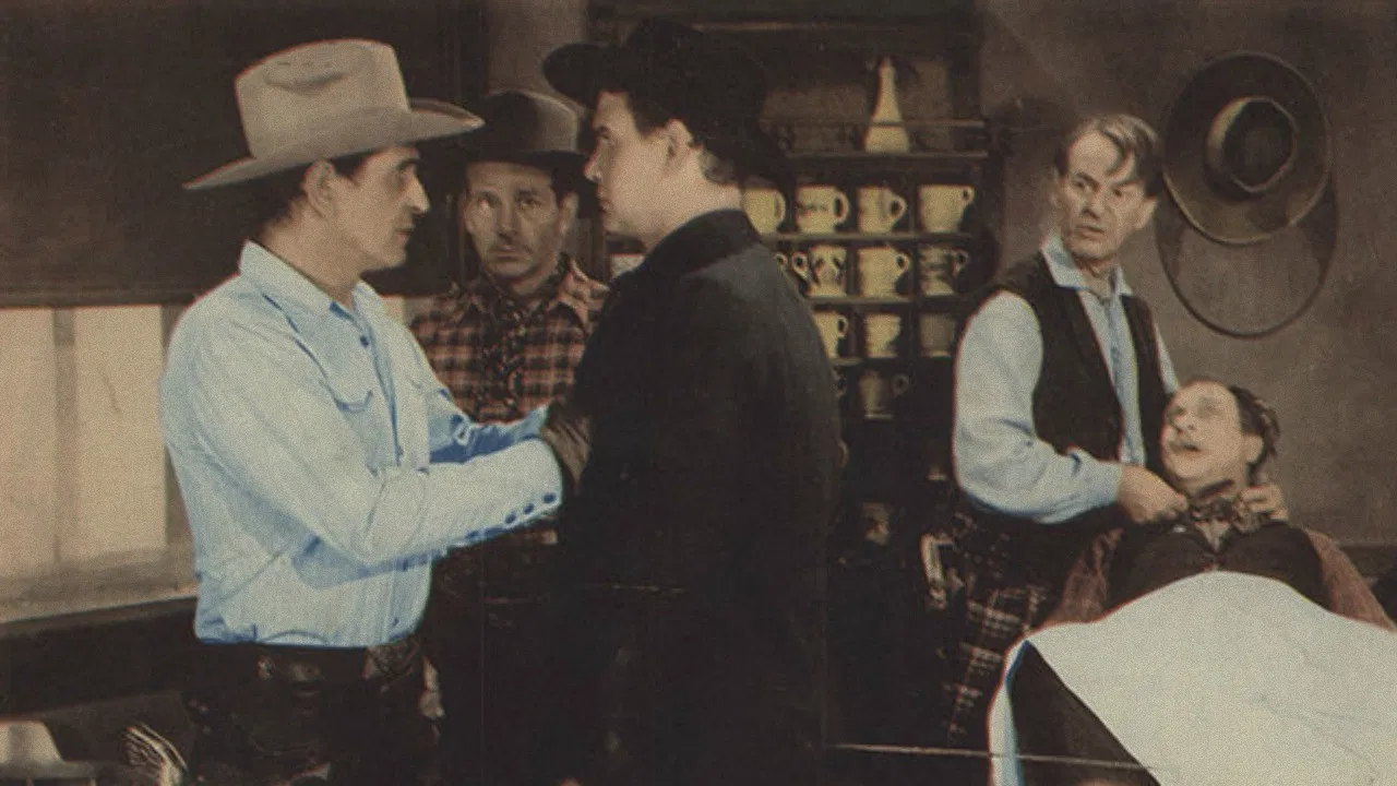 Six Gun Man backdrop