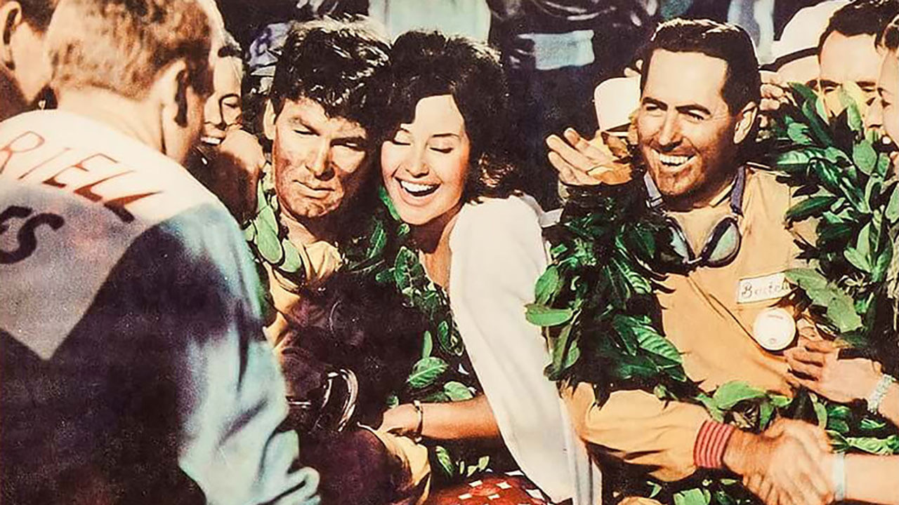 The Green Helmet backdrop