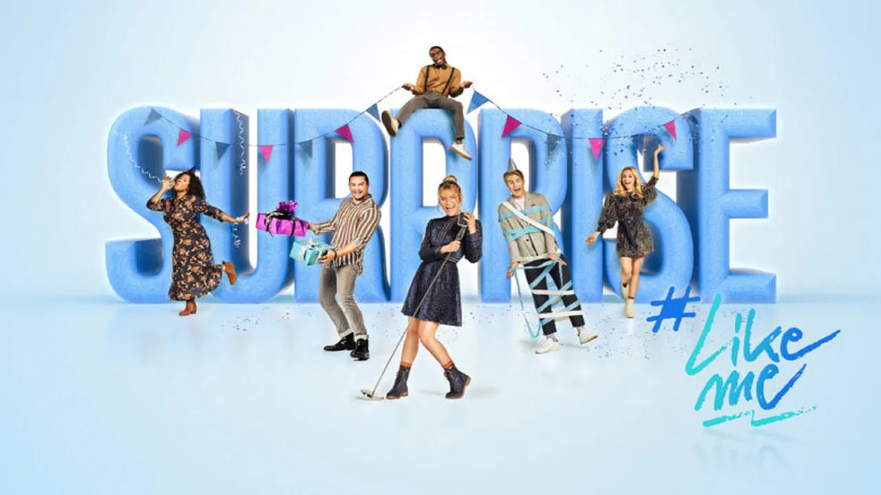 Surprise #LikeMe backdrop