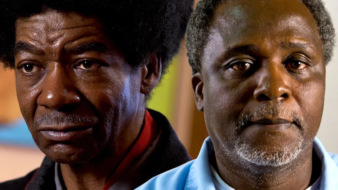 A Murder in the Park backdrop