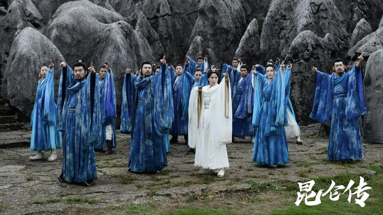 The legend of Qingcheng backdrop