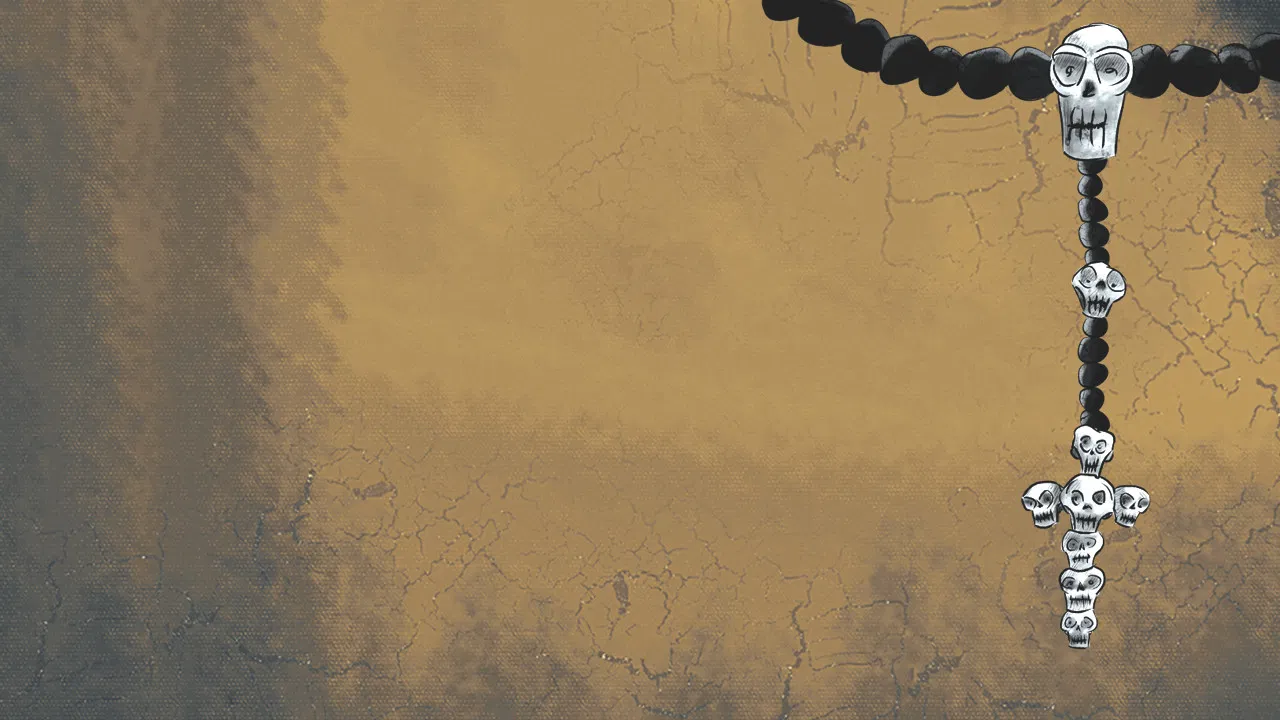 The Skull Rosary of Frao' Ranggoh backdrop