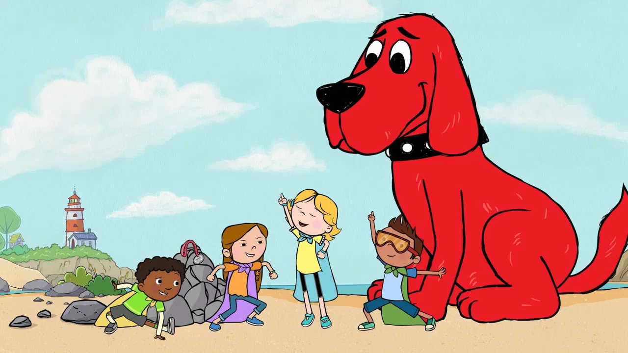 Clifford the Big Red Dog backdrop