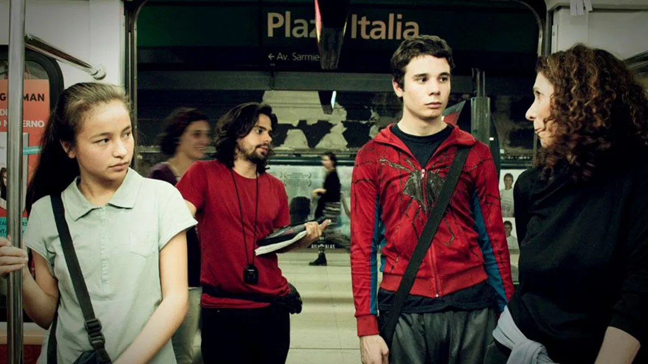 María y el Araña backdrop