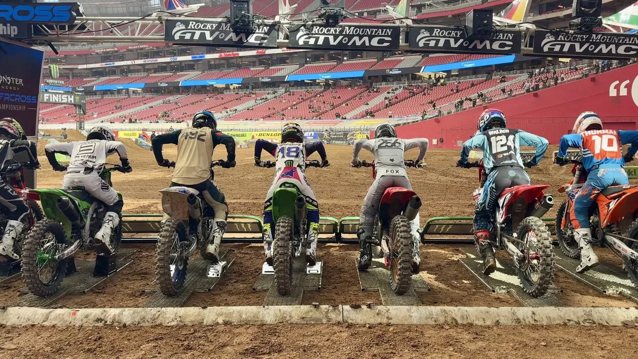 SX Futures in Glendale - Baz in SoCal backdrop