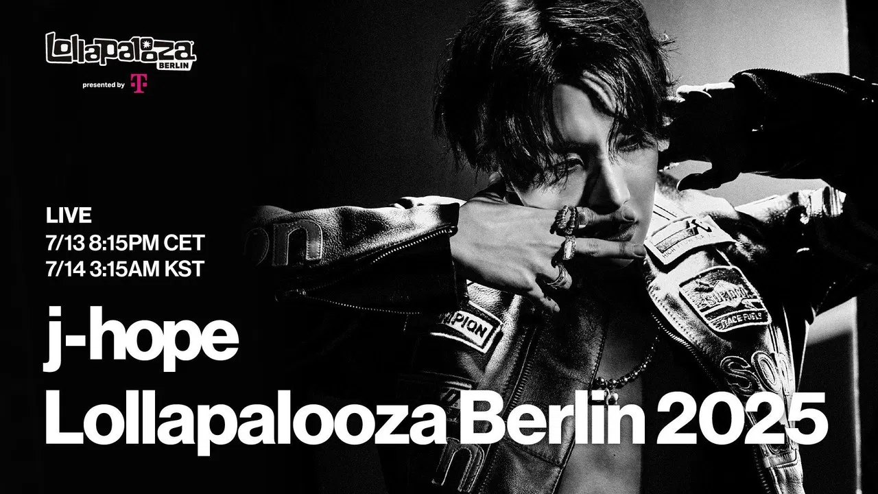 j-hope Lollapalooza Berlin backdrop