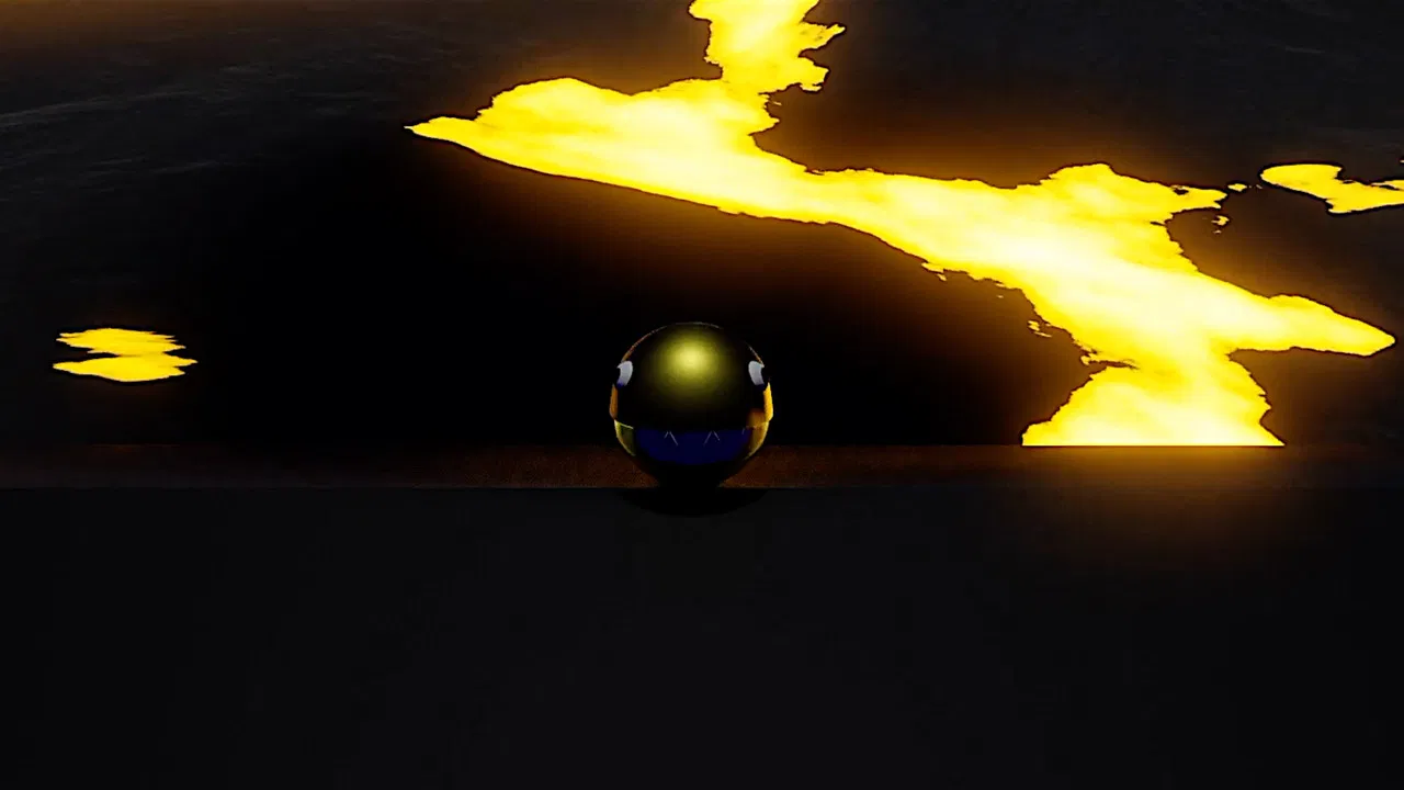 The Golden Chomp backdrop