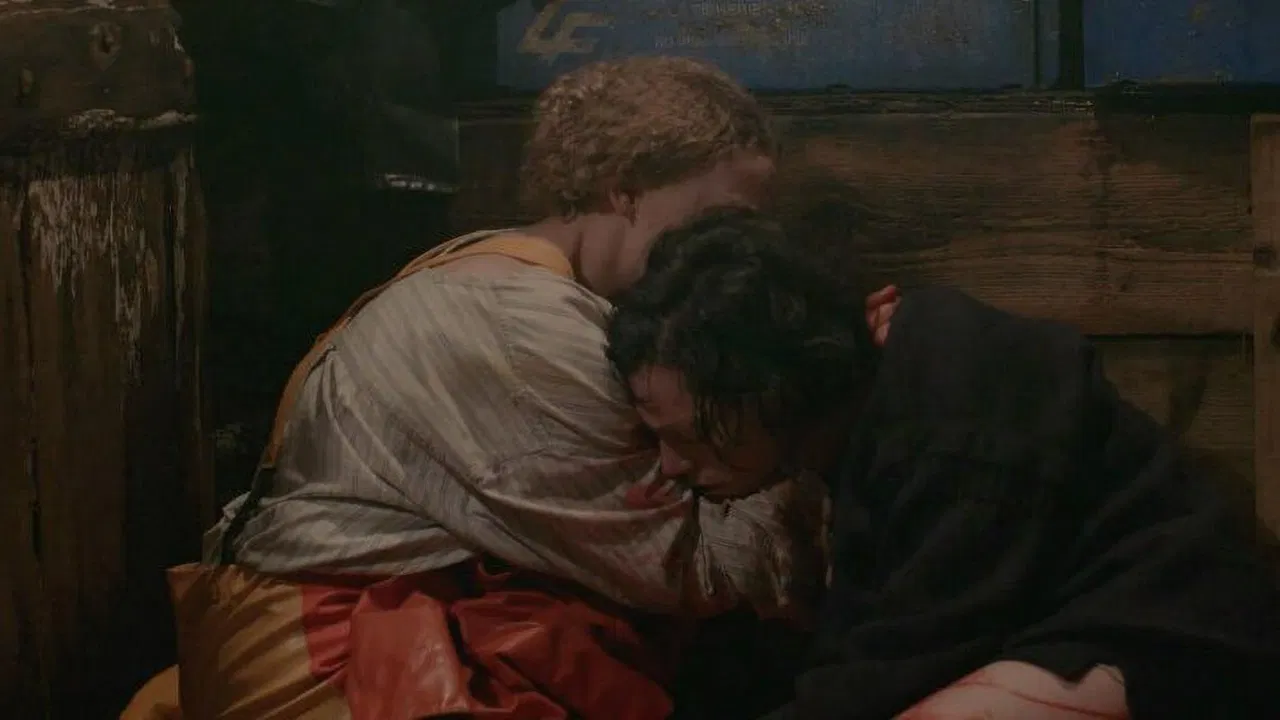 Marina and Adrienne backdrop